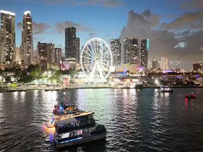 Miami hip hop boat party